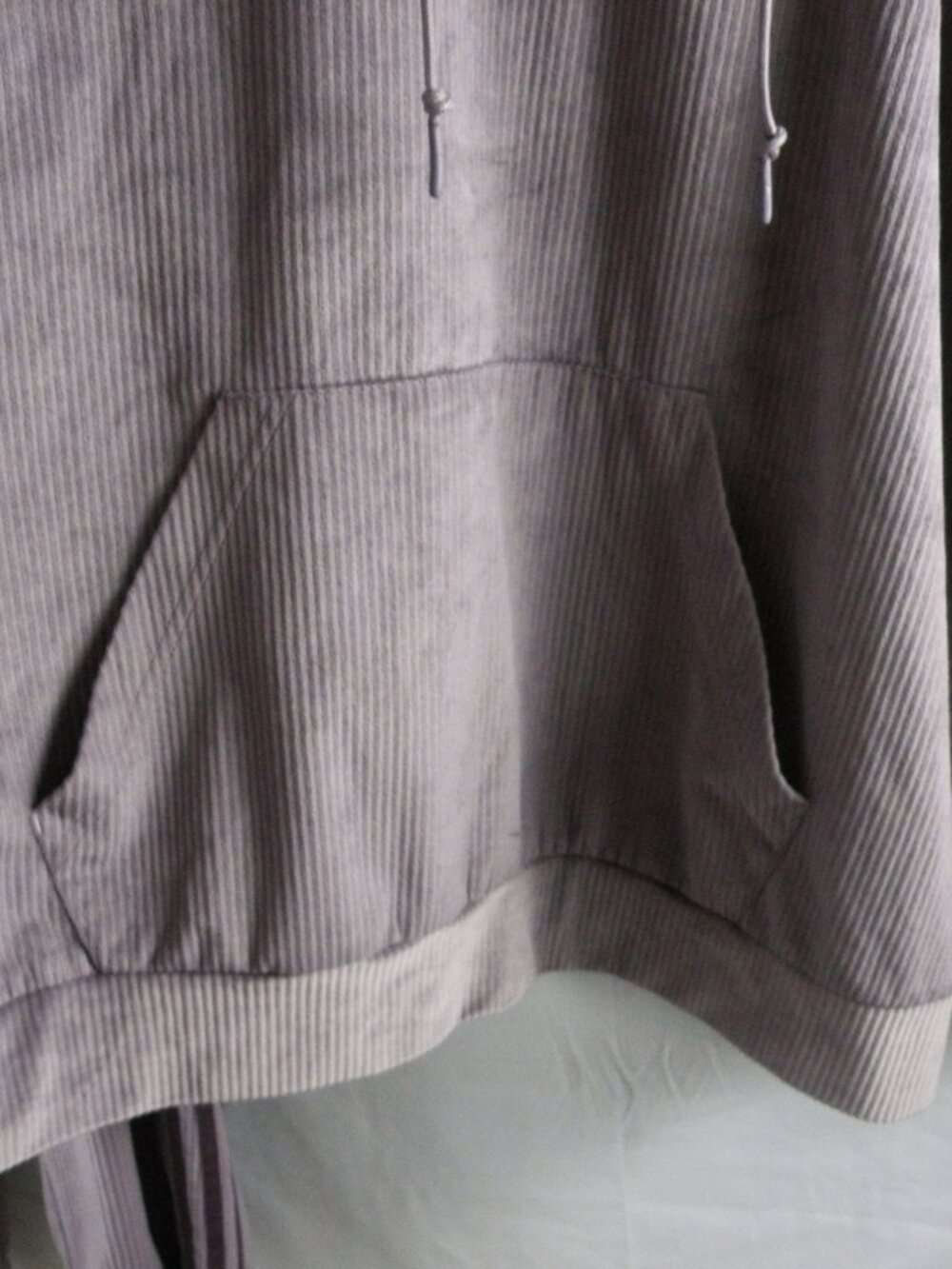 Adidas 3 Stripes track suit Velvet Hoodie Jogger pants Womens 2X - Picture 6 of 10